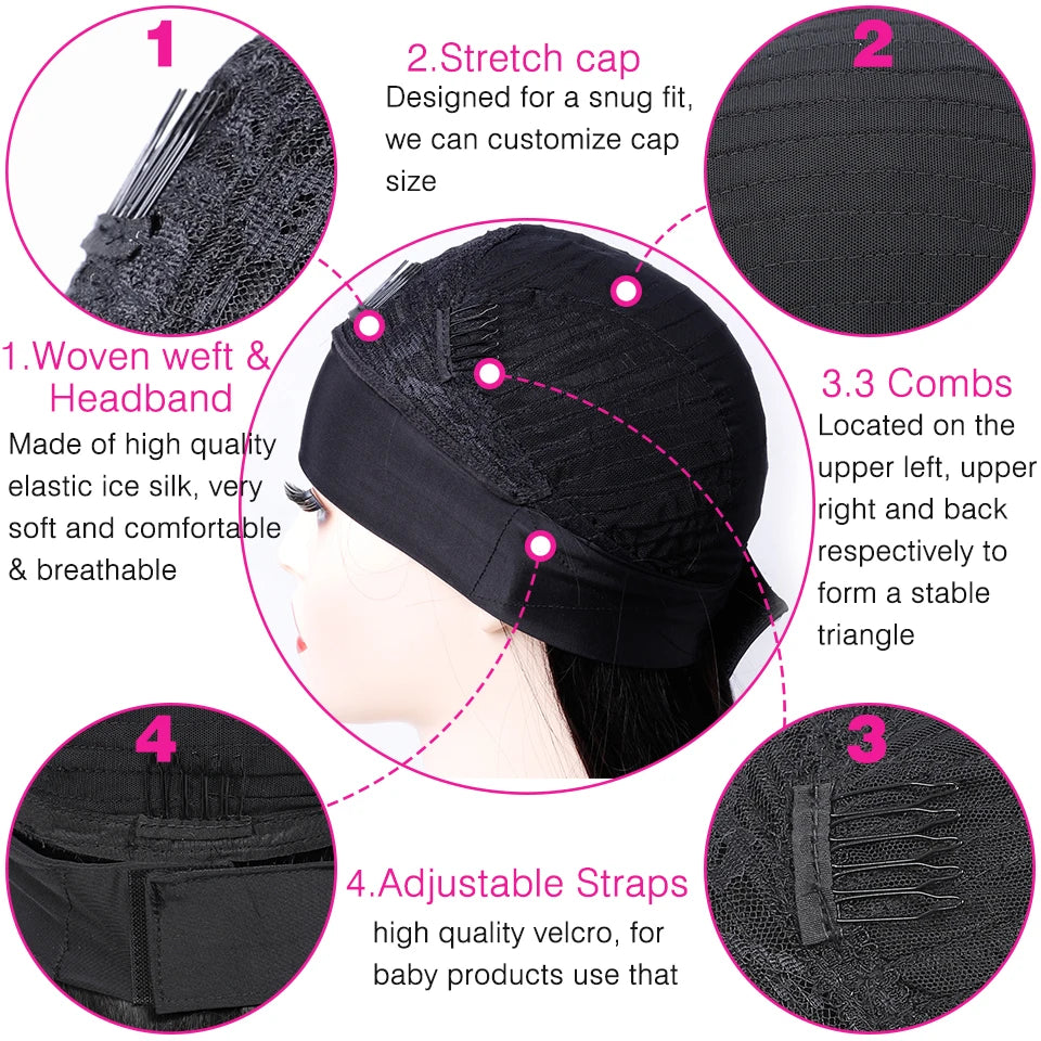 Headband Wig Human Hair Kinky Curly MYLOCKME No Glue Full Machine Made Brazilian Remy Human Hair Wigs For Women 180% Density