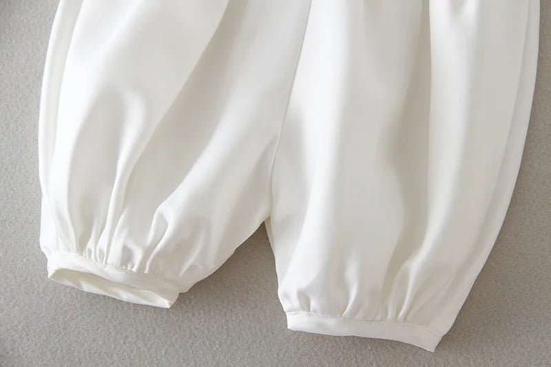 baby boy clothes white baptism baby romper set with hat turndown collar newborn first christmas boy birthday clothing 3-24M