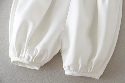 baby boy clothes white baptism baby romper set with hat turndown collar newborn first christmas boy birthday clothing 3-24M