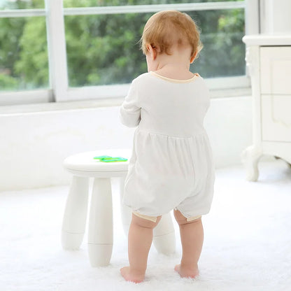 baby boy clothes white baptism baby romper set with hat turndown collar newborn first christmas boy birthday clothing 3-24M