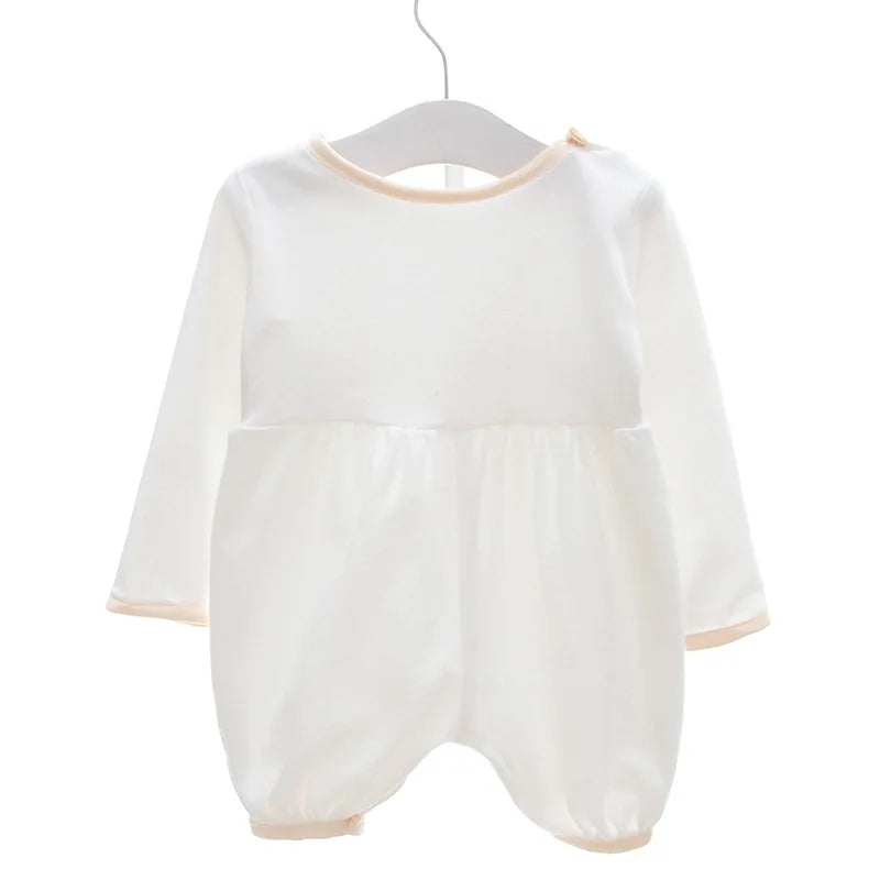 baby boy clothes white baptism baby romper set with hat turndown collar newborn first christmas boy birthday clothing 3-24M