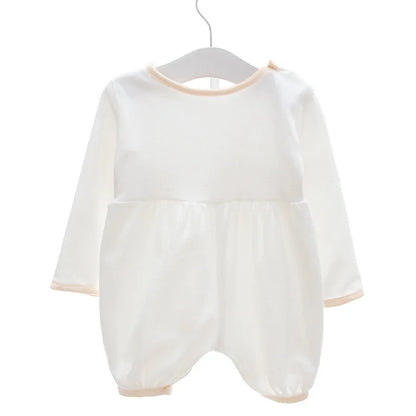 baby boy clothes white baptism baby romper set with hat turndown collar newborn first christmas boy birthday clothing 3-24M