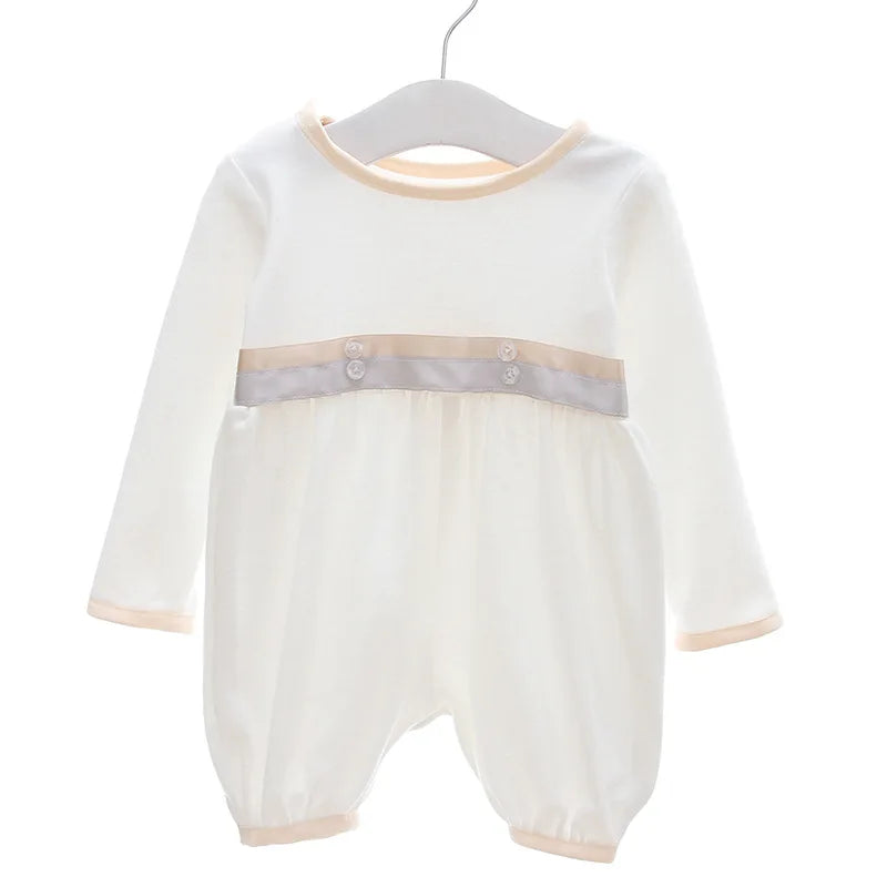 baby boy clothes white baptism baby romper set with hat turndown collar newborn first christmas boy birthday clothing 3-24M