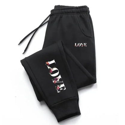 Womens Tracksuit Trousers New LOVE Letter Print Street Luxury Sweatpants Daily Casual Simplicity Versatile Jogging Sport Pants