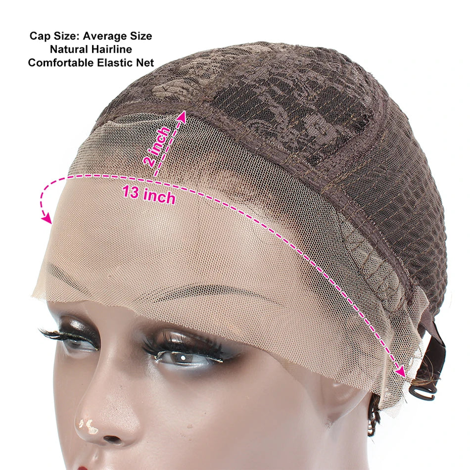100% Human Hair 13X1 Short Pixie Cut Wigs Straight Bob HD Transparent Lace Frontal Wigs For Black Women 250Density Perruque
