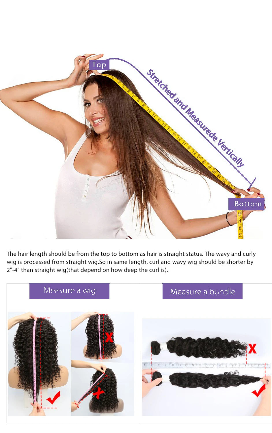 Half Wig Human Hair Wigs 180% Half Wig Kinky Curly Human Hair Wigs 3 In 1 Invisible Hairline Wear Go With Drawstring Seamless
