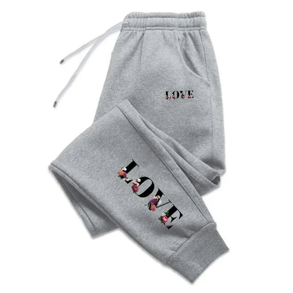 Womens Tracksuit Trousers New LOVE Letter Print Street Luxury Sweatpants Daily Casual Simplicity Versatile Jogging Sport Pants