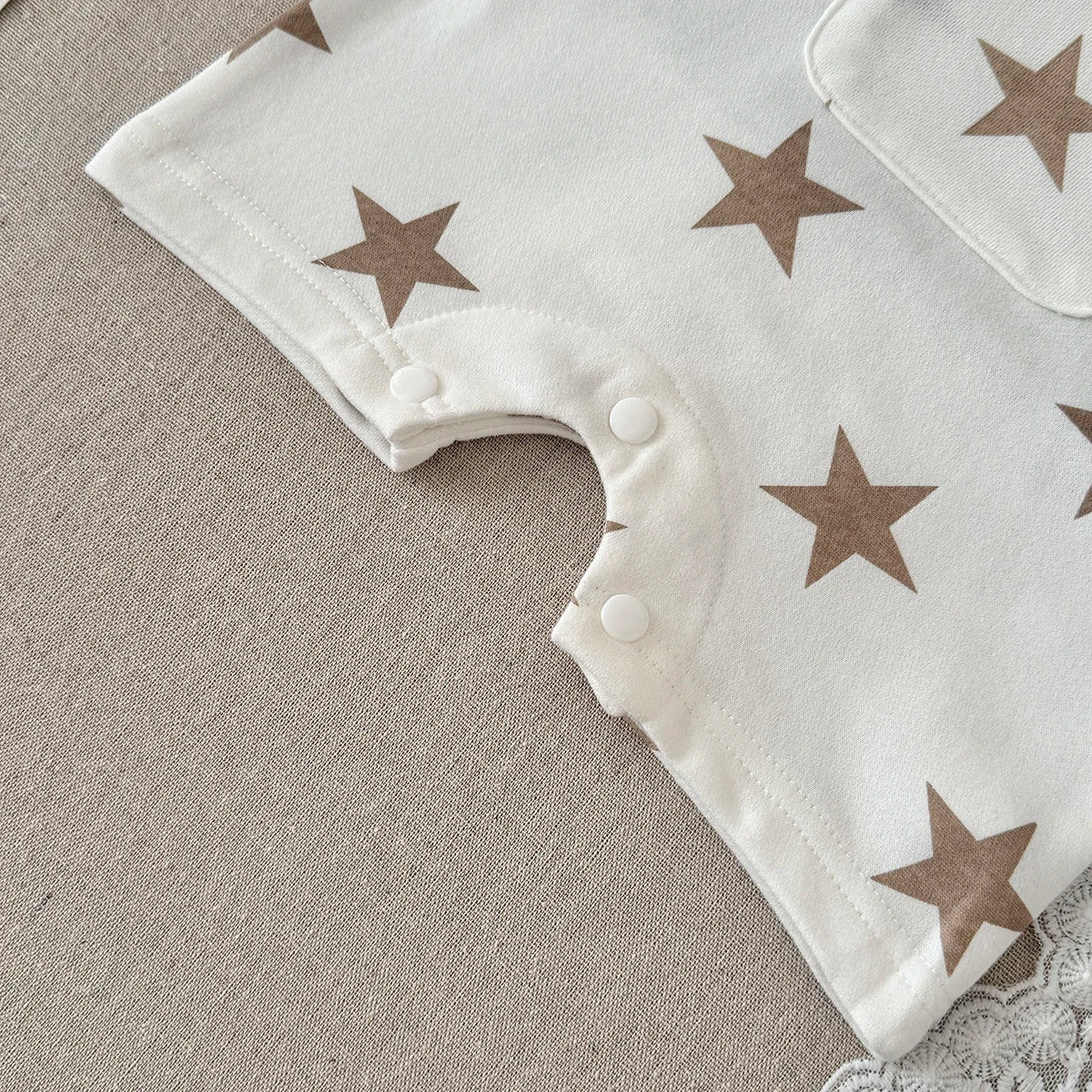 Baby Clothes Cute Cartoon  Print Cotton Comfortable And Soft 0-18 Boys And Girls Summer Short Sleeved Baby Jumpsuit