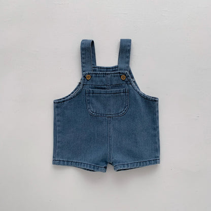 Baby Clothes for Girls Boys T Shirt with Denim Jumpsuit Newborn Clothes Set 2pcs
