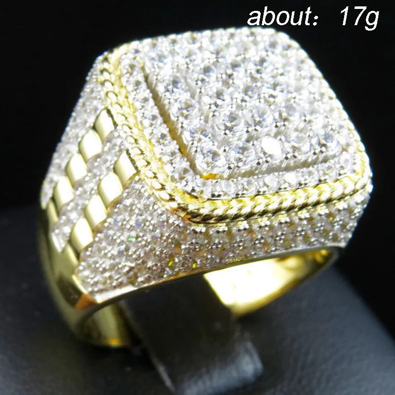 14K Gold Ring for men Natural 2 Carat Diamond with Diamond Jewelry Anillos De Bizuteria Anillos Mujer Gemstone Rings Box