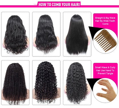 100% Human Hair 13X1 Short Pixie Cut Wigs Straight Bob HD Transparent Lace Frontal Wigs For Black Women 250Density Perruque