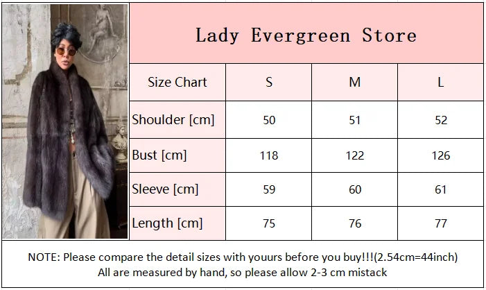 Brown Medium-length Fur Coat Women Lapel Hidden Button Loose  Elegant Outerwear 2025 Fashion Office Lady Commute Overcoat New