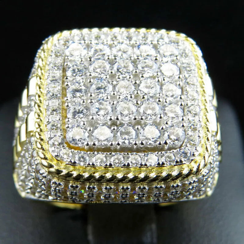 14K Gold Ring for men Natural 2 Carat Diamond with Diamond Jewelry Anillos De Bizuteria Anillos Mujer Gemstone Rings Box