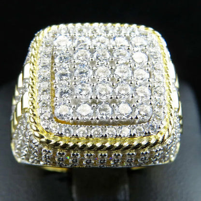 14K Gold Ring for men Natural 2 Carat Diamond with Diamond Jewelry Anillos De Bizuteria Anillos Mujer Gemstone Rings Box