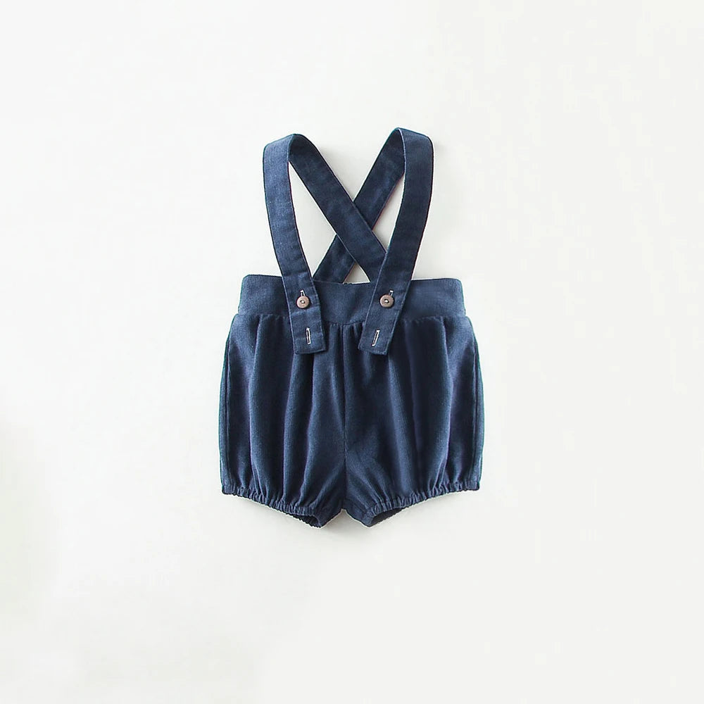 Baby Boy Clothes Baby Overalls Infant Baby Boy Girls Rompers Jumpsuit Corduroy Clothes Baby Backless Outfits