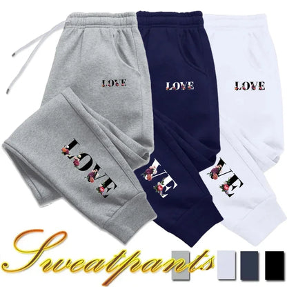 Womens Tracksuit Trousers New LOVE Letter Print Street Luxury Sweatpants Daily Casual Simplicity Versatile Jogging Sport Pants